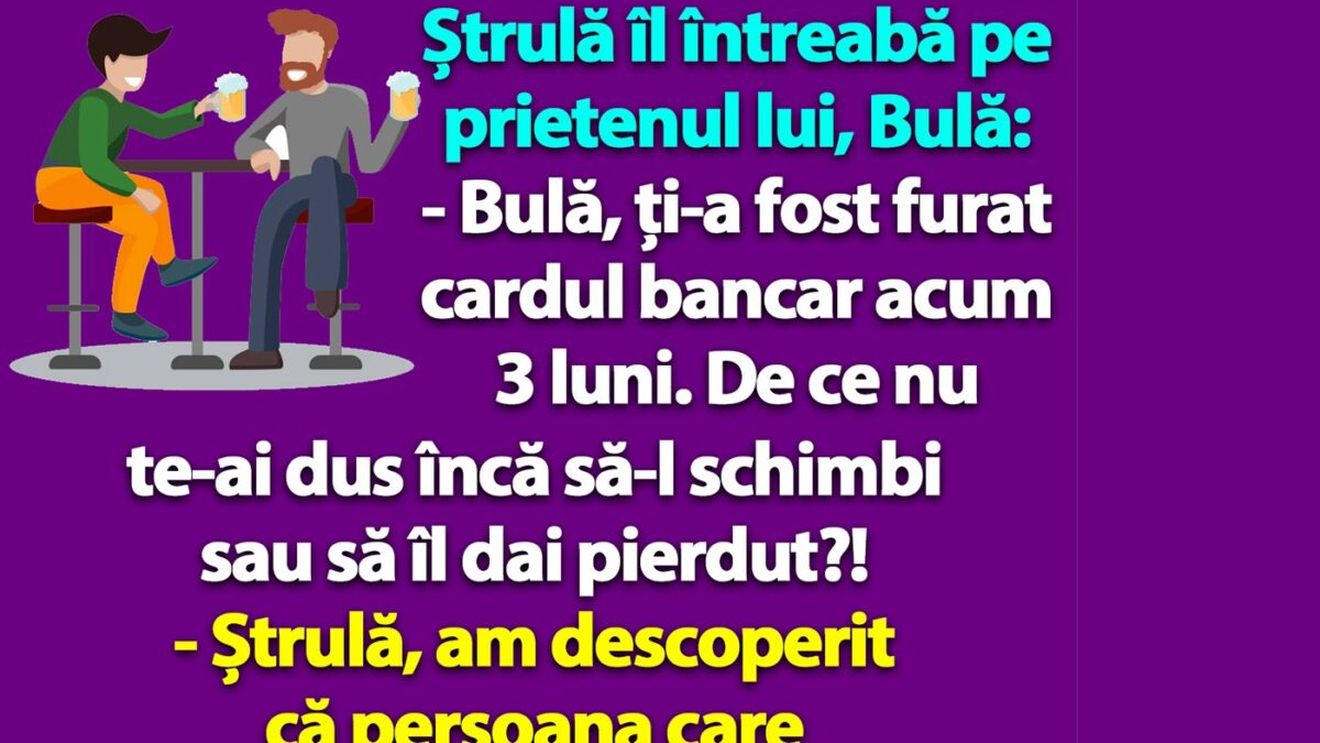 BANC | Cine i-a furat cardul bancar lui Bulă