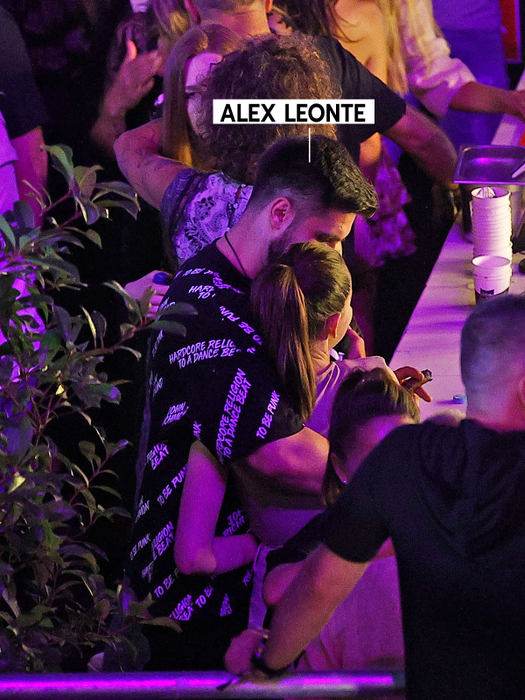 Alex Leonte se simte în largul lui, alături de "noua Theo" (Foto: CANCAN.RO)