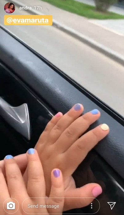 Andra a dus-o pe fetița ei, Eva, la salon! A încercat asta pentru prima dată