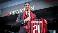 Zlatan, surprinde la prezentarea oficială la AC Milan: „Fiul meu a ales tricoul cu numărul 21!”