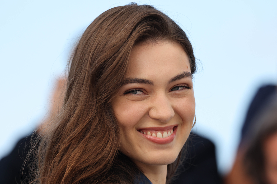 Anamaria Vartolomei attends the "Maria" (Being Maria) Photocall at the 77th annual Cannes Film Festival at Palais des Festivals on May 22, 2024 in Cannes, France. Photo by Shootpix/ABACAPRESS.COM