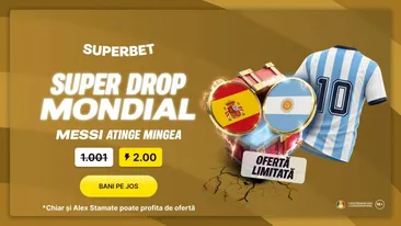(P) La Superbet ai Super Drop mondial, cu Messi erou principal