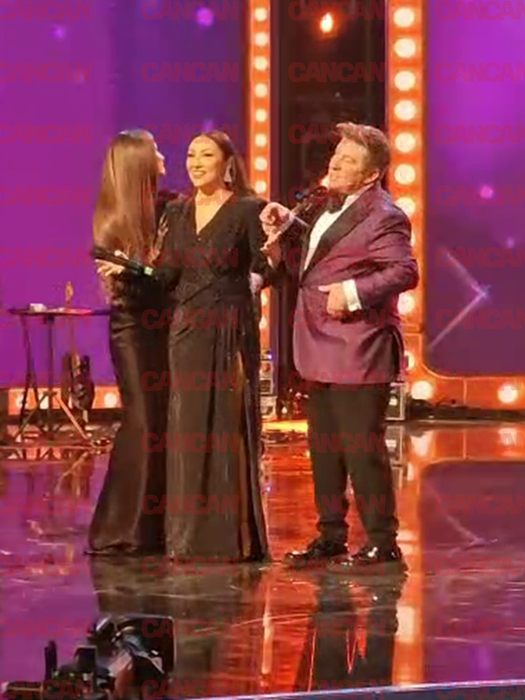 Raluka, Andra și Pavel Bartoș la filmările pentru show-ul dintre ani