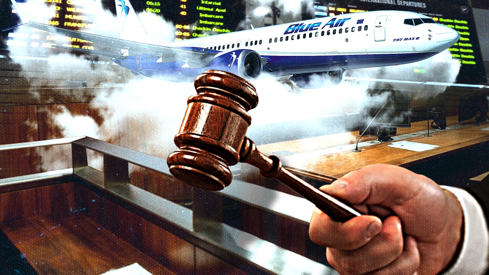 Un român a câștigat procesul cu BLUE AIR  fiindcă i-a întârziat avionul 5 ore