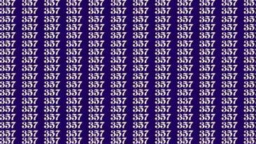Iluzie optică | Doar cei cu ochi de vultur descoperă numărul 337 în 12 secunde