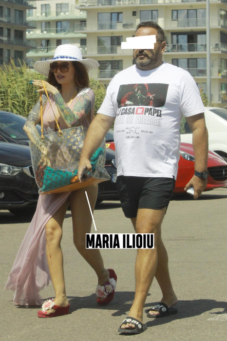 Maria Ilioiu și "bossul cinefil" pleacă de la plajă