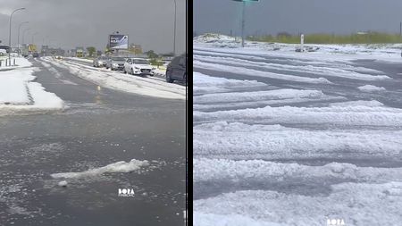 Potop în Cipru! Țara a fost măturată de ploi cu grindină masivă. Imagini APOCALIPTICE