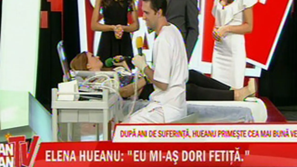 Elena Hueanu a facut ecografia in direct la CANCAN TV! Vezi aici care este sexul copilului!