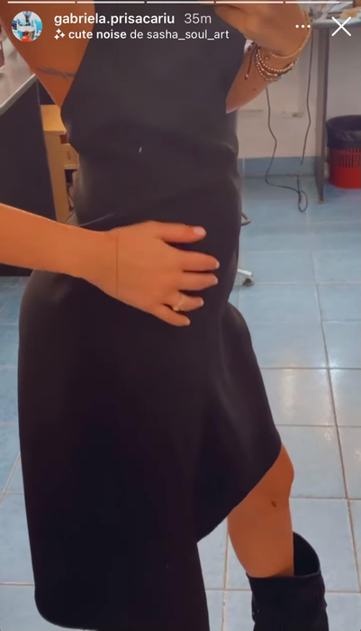 Iubita lui Dani Oțil, prezentare de modă la Neatza. Cum arată Gabriela Prisacariu însărcinată în al doilea trimestru