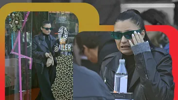 Nu renunță la doliu! CANCAN.RO are imaginile durerii: Mădălina Crețan, fosta soție a lui Nosfe, a pășit în negru în Noul An