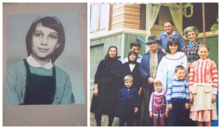 Colaj cu două fotografii în care apare Karmen Iohannis, pe vremea când era adolescentă © one.ro
