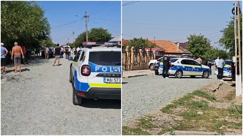Dublă crimă în Teleorman! Atacatorul, un recidivist, și-a scos victimele în stradă și a așteptat poliția