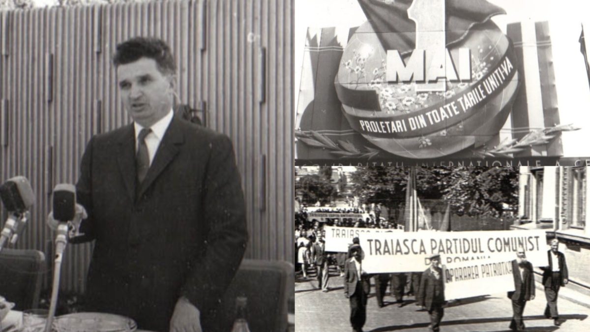 Cum sărbătoreau românii 1 Mai Muncitoresc pe vremea lui Nicolae Ceaușescu. FOTO & VIDEO de arhivă