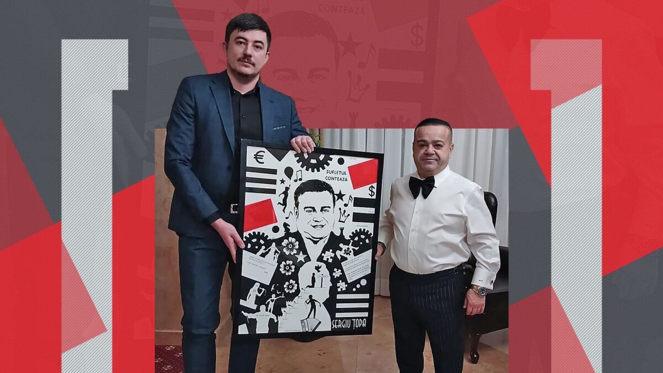 Adrian Minune, în lacrimi în noaptea de Revelion! Cadoul făcut de pictorul Sergiu Țopa l-a lăsat fără cuvinte. VIDEO