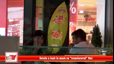 Sotelo a iesit la masa cu translatorul Rui