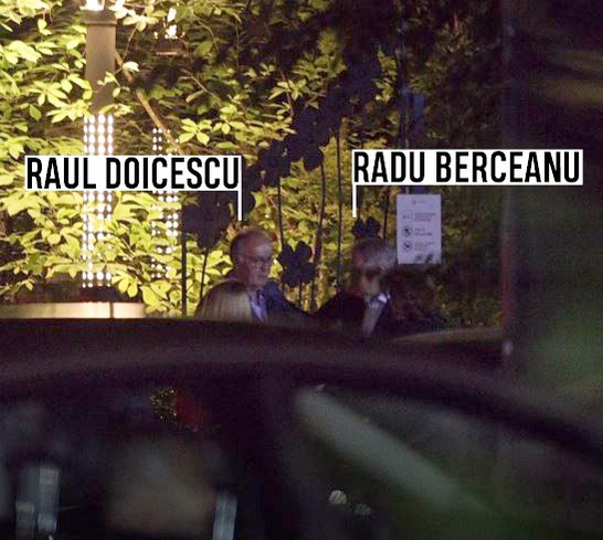 Raul Doicescu și Radu Berceanu, la o mică discuție