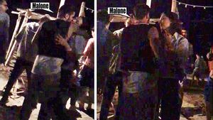 La TV este ”praf” la femei, dar în realitate este un ”Don Juan”! Malone, ”fratele” de suferinţă al lui Robby Roberto, de la emisiunea ”În puii mei” a oferit scene hot cu gagica la Vama Veche