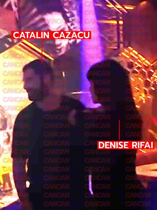 Cătălin Cazacu, alături de Denise Rifai, în club (Foto: CANCAN.RO)
