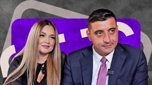 Interviu special cu George Simion și soția lui. Relația s-a înfiripat în mijlocul campaniei și a culminat cu un inel ”problemă”: "Nu a fost dragoste la prima vedere"