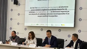 Asociația OIREP Ambalaje, în parteneriat cu Ministerul Mediului, Apelor și Pădurilor, lansează campania națională Un’ Doi Trei