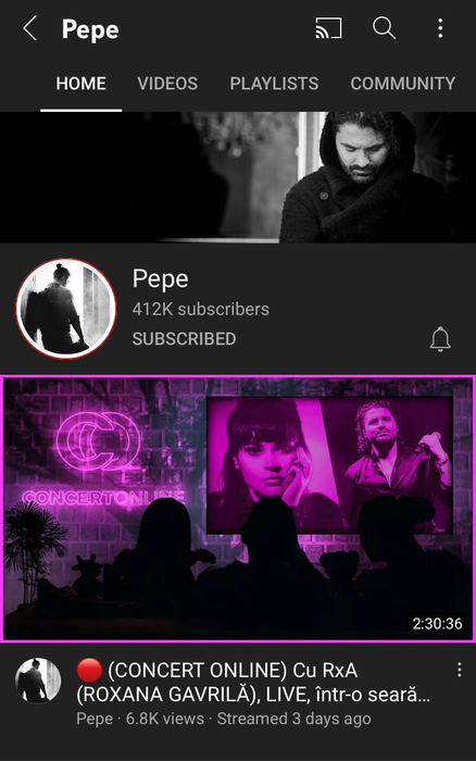 Pepe are 412 mii de abonati pe YouTube
