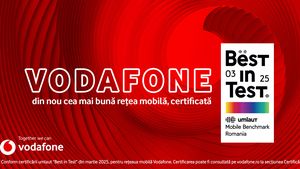 Vodafone România continuă investițiile în rețeaua mobilă și primește o nouă certificare umlaut „Best in Test”