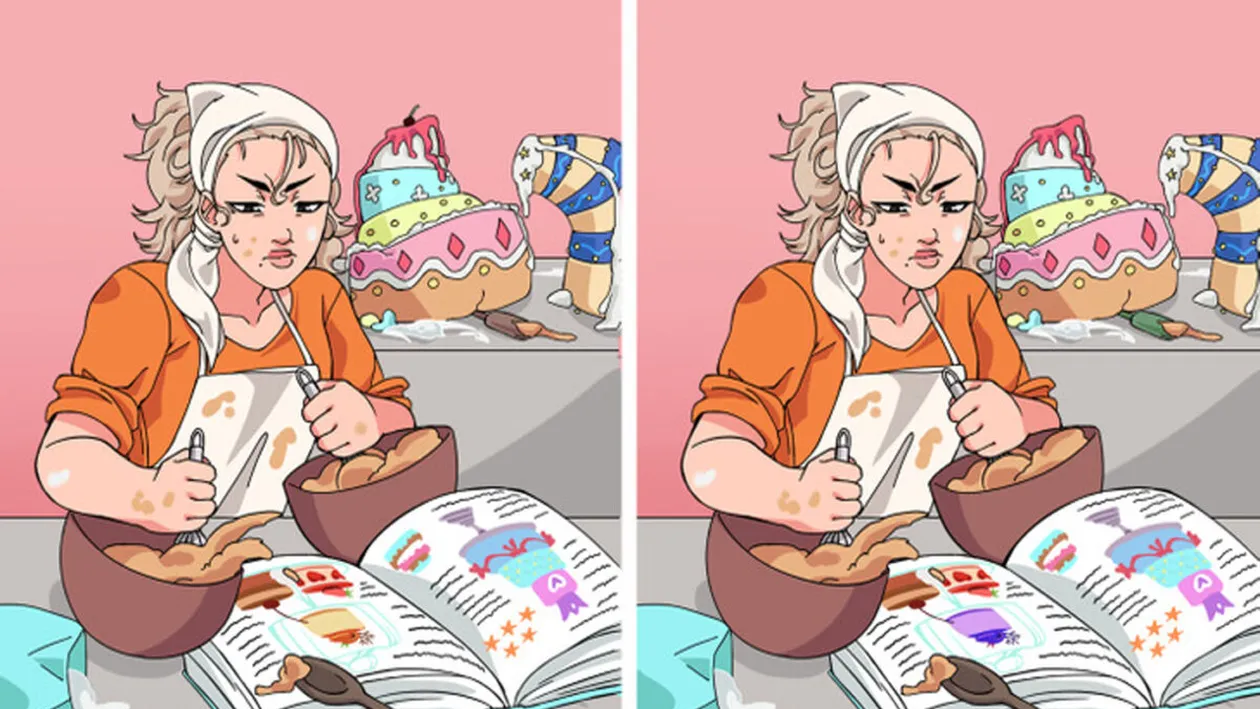 Test de perspicacitate | Câte diferențe sunt, în total, între aceste două imagini?