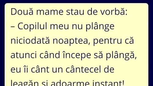 BANCUL ZILEI | Două mame stau de vorbă