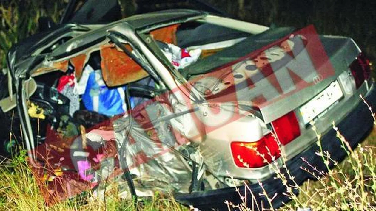 Tata, mama si trei copii, morti intr-un accident rutier