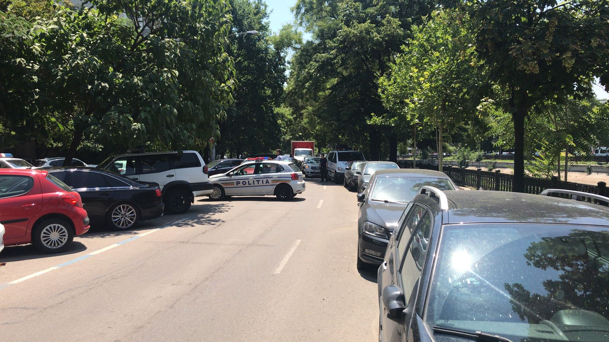 Imagini de la locul accidentului provocat de tânăr