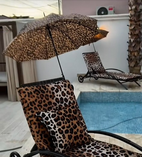 Andra Volos și-a amenajat o terasă inedită, inspirație animal print. Reacțiile internauților