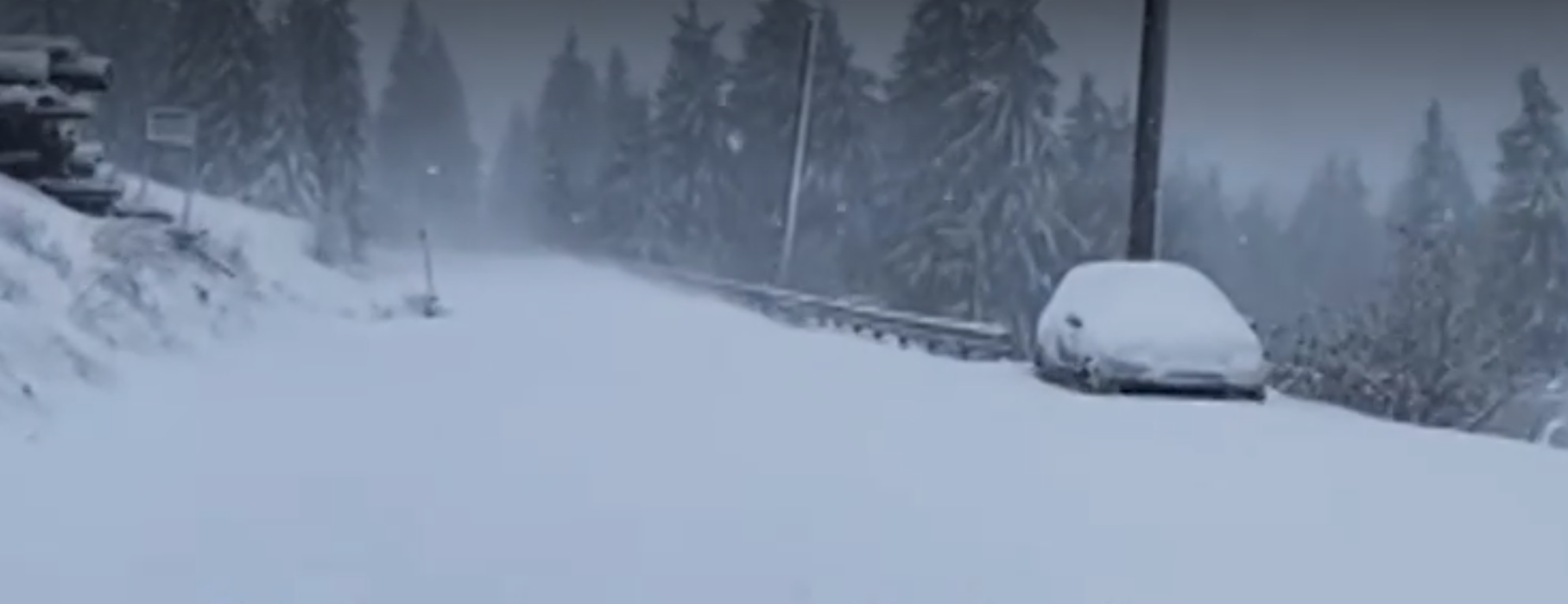 Turiștii au rămas blocați /Foto: Captură video Pro TV