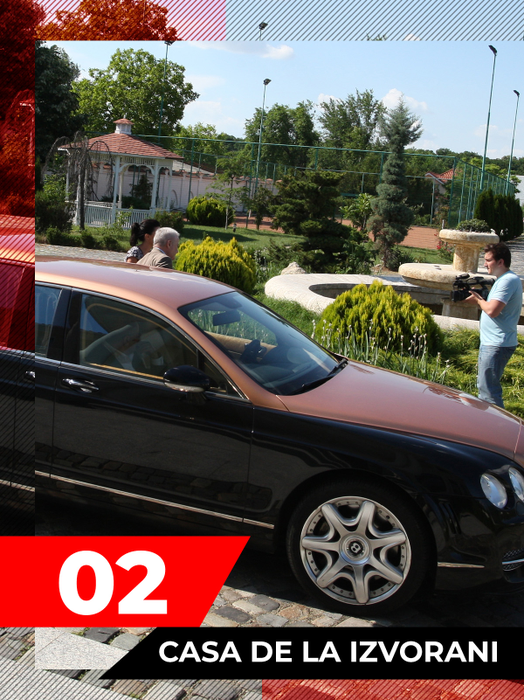 Irinel Columbeanu și Monica au locuit în imensa vilă de la Izvorani