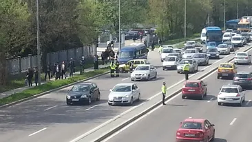 Accident spectaculos pe DN1! Cinci masini au fost facute praf in urma impactului!