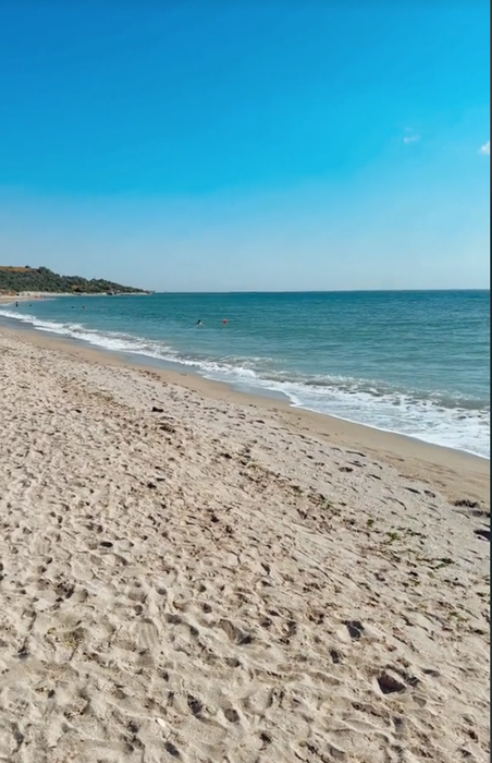 Plaja Tuzla i-a cucerit pe turiști /Foto: TikTok