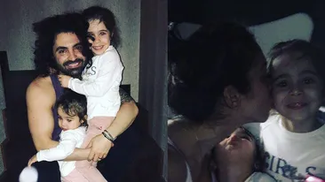 Soţia lui Pepe s-a emoţionat când şi-a văzut fetiţele aşa! Raluca a imortalizat momentul imediat