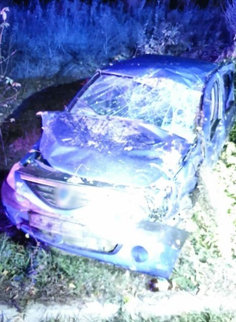 Accident grav în Giurgiu. Doi oameni au murit, după ce mașina în care se aflau s-a răsturnat