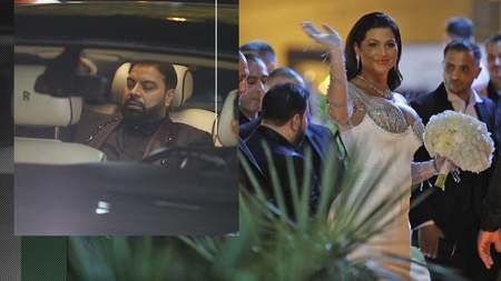 Ce intrare și-au făcut mirii la NUBA! Florin Salam și Roxana au venit la  petrecere la ora 23:00, cu Rolls-ul într-o scenă demnă de Hollywood!