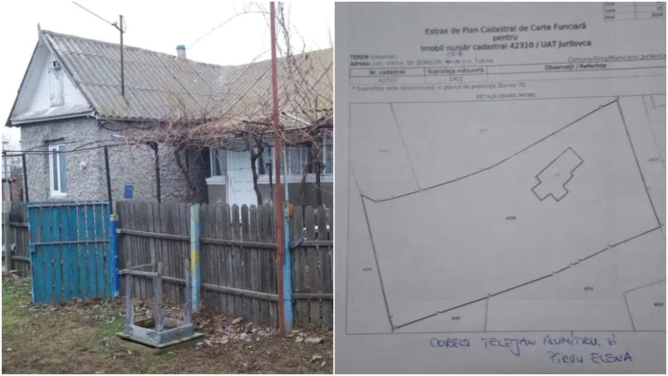 Localitatea din România în care poți cumpăra o casă cu doar 1960 de euro. Terenul are 1922 de metri pătrați