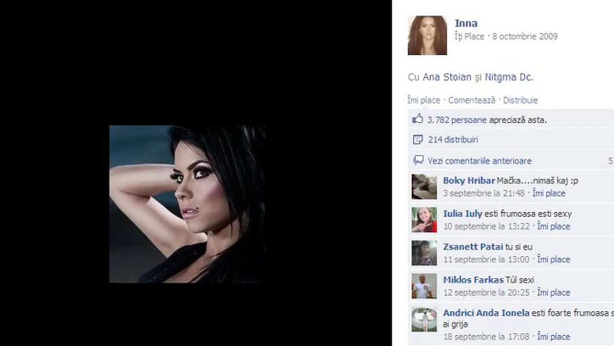 Ce postau, la inceputuri, artistii pentru fanii virtuali.  Prima poza de pe Facebook a vedetelor autohtone