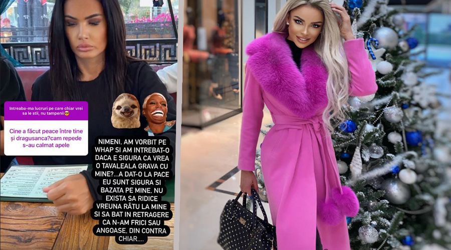 Oana Zăvoranu a dezvăluit azi că a făcut pace cu Bianca Drăgușanu după ce au purtat o discuție serioasă pe WhatsApp © Instagram Stories & Facebook