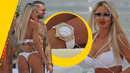 Bianca, super-provocatoare la plajă și cu un Hublot de 25.000 € pe mână!