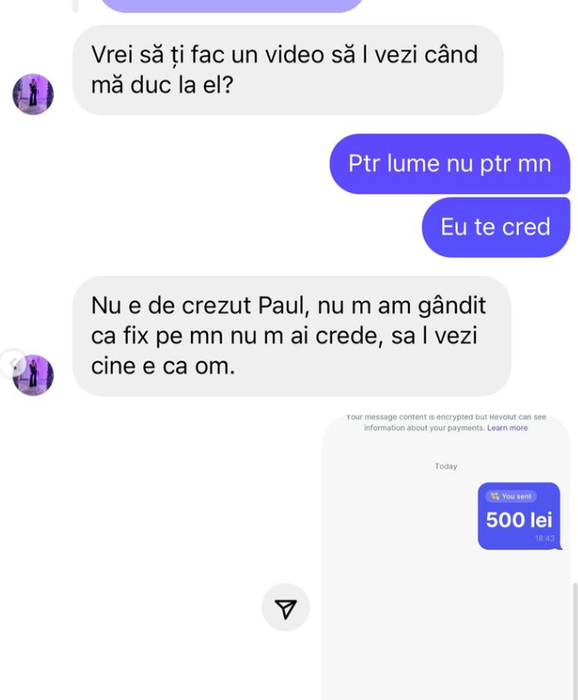 Povestea care l-a emoționat pe Pescobar / Foto: Instagram