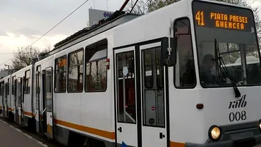 Circulaţia tramvaiului 41 va fi suspendată în weekend! Anunţul RATB