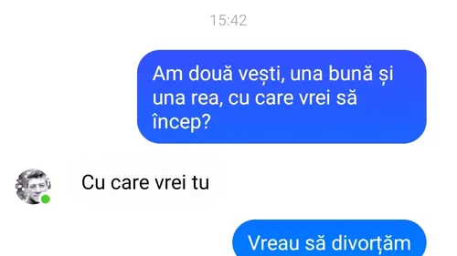 Bancul sfârșitului de săptămână | Am două vești: una bună și una rea