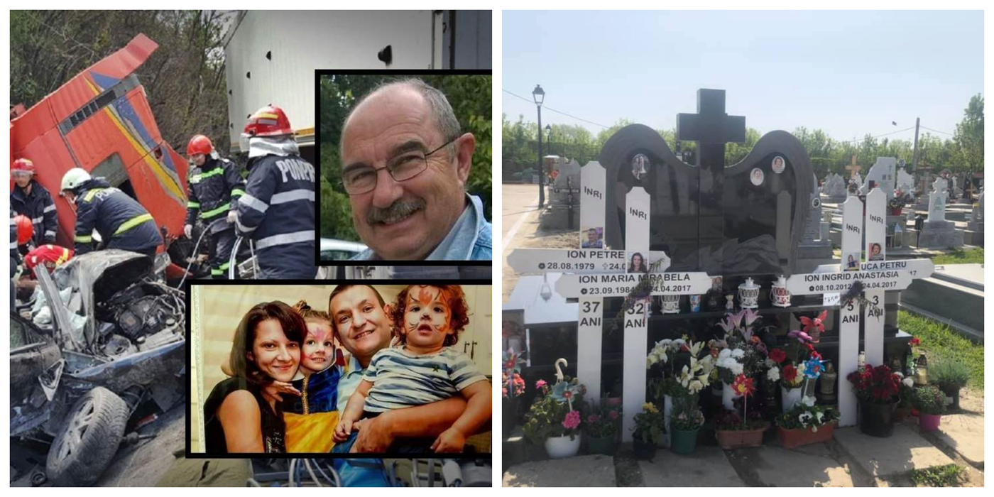 Şoferul de TIR care a ucis o familie întreagă și pe antrenorul Mihai Bobocică a fost condamnat la 5 ani de închisoare. Câți bani trebuie să plătească pentru daunele morale