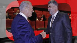 Marcel Ciolacu, Alfred Simonis și Sorin Grindeanu, întâlnire cu Piero Ferrari. Premiera filmului “Ferrari” a adunat toată “spuma” din România