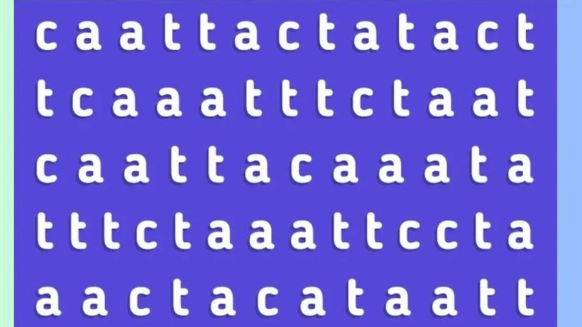 Test de inteligență | Numai cei cu IQ peste 200 găsesc cuvântul „Cat” în doar 20 de secunde!