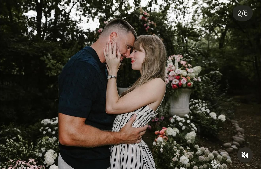 Taylor Swift și Travis Kelce și-au anunțat logodna printr-o ședință foto spectaculoasă