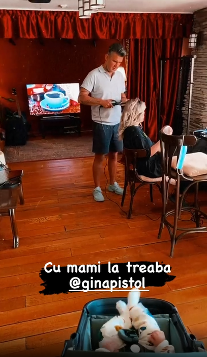 Cum a fost surprins Smiley în compania lui Josephine „Cu mami la treabă”